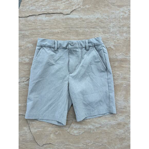 Vineyard Vines by Shep & Ian Khaki Shorts Boys Size 7 Flat Front Preppy Pockets - Picture 1 of 3
